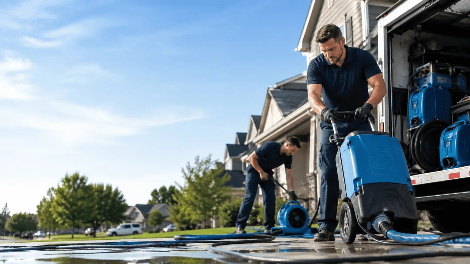 Structural Drying being performed in Arkansas City, AR